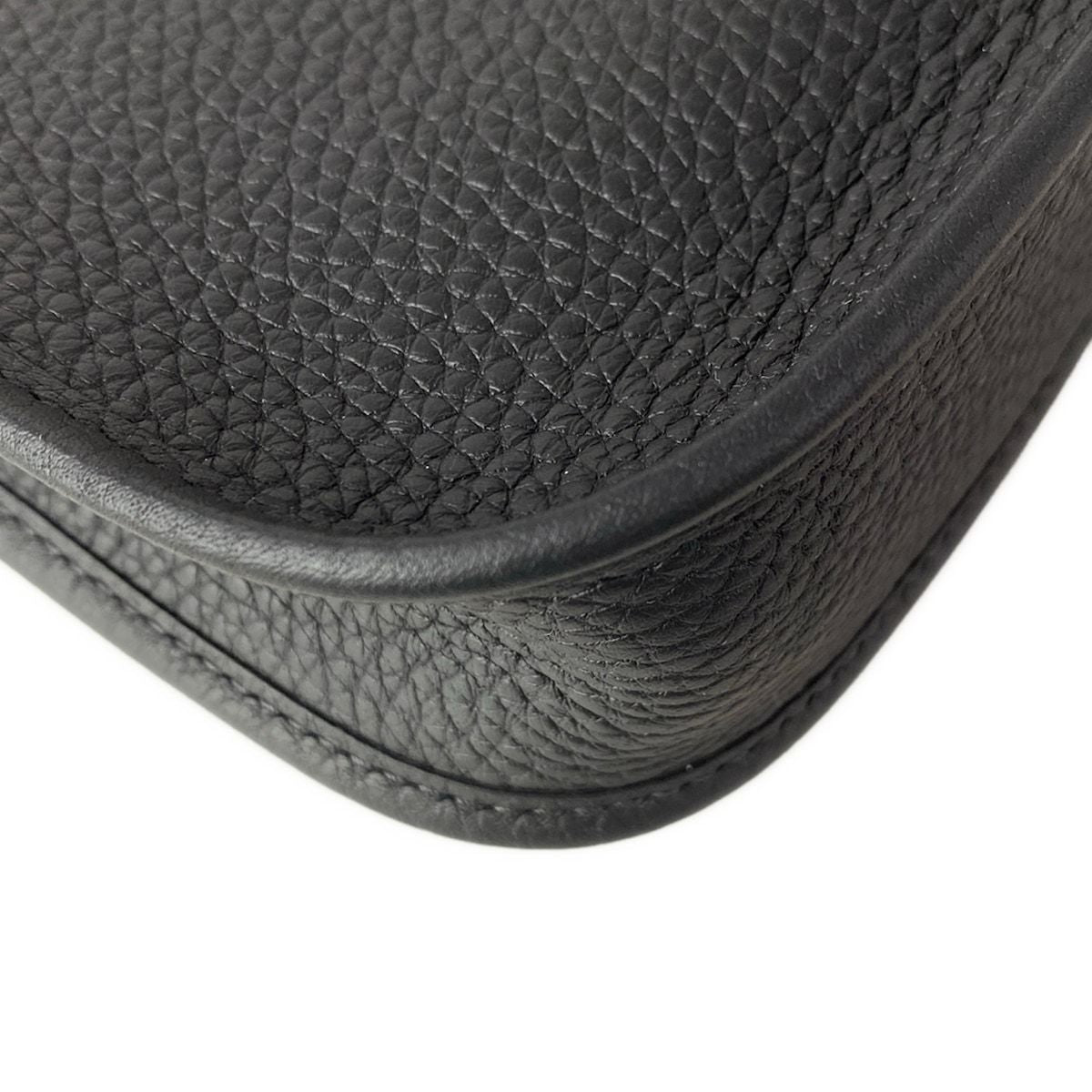 Hermes Shoulder Bag Evelyne TPM Amazone Black Silver — view 8