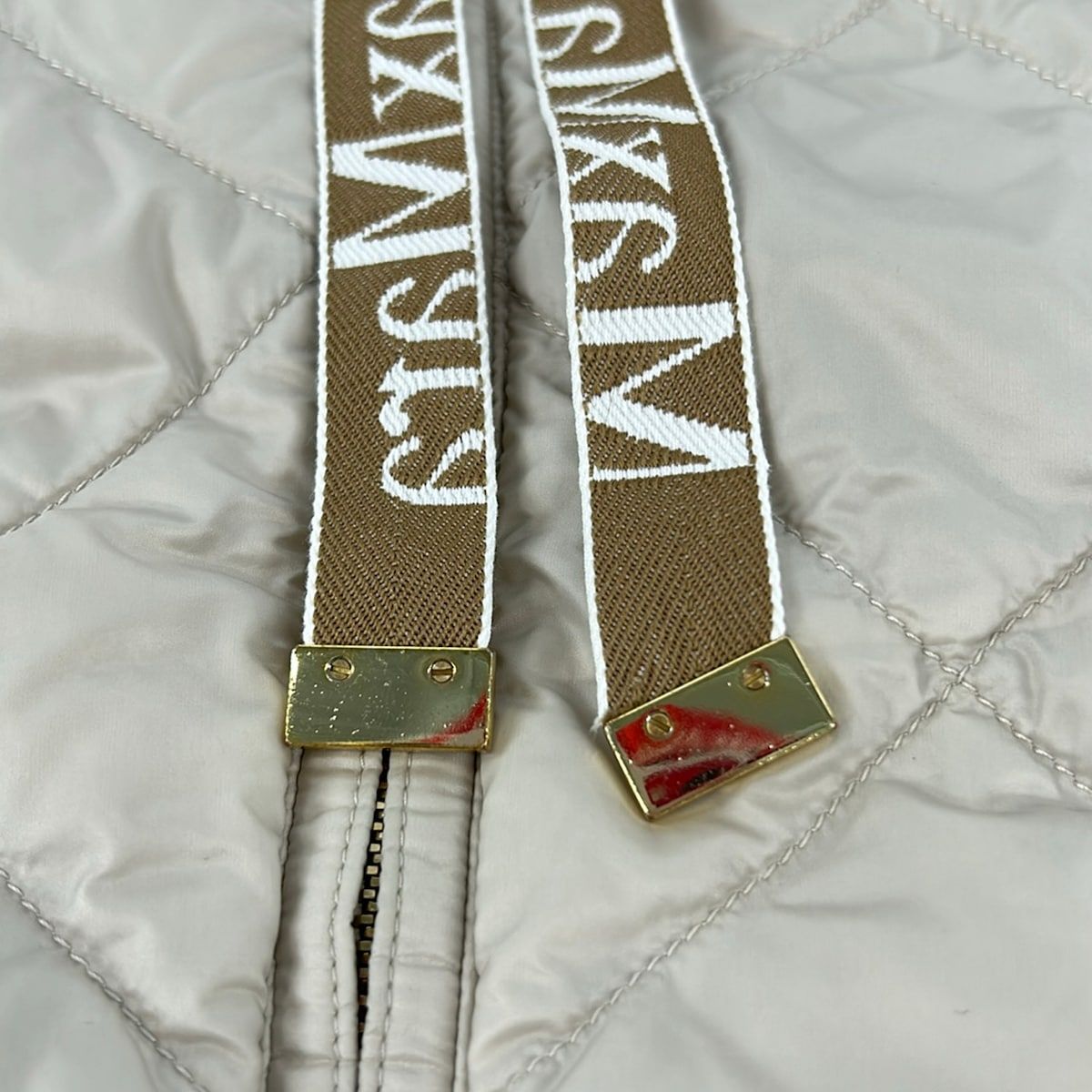 Max Mara Down Vest S Ivory 38 — view 6