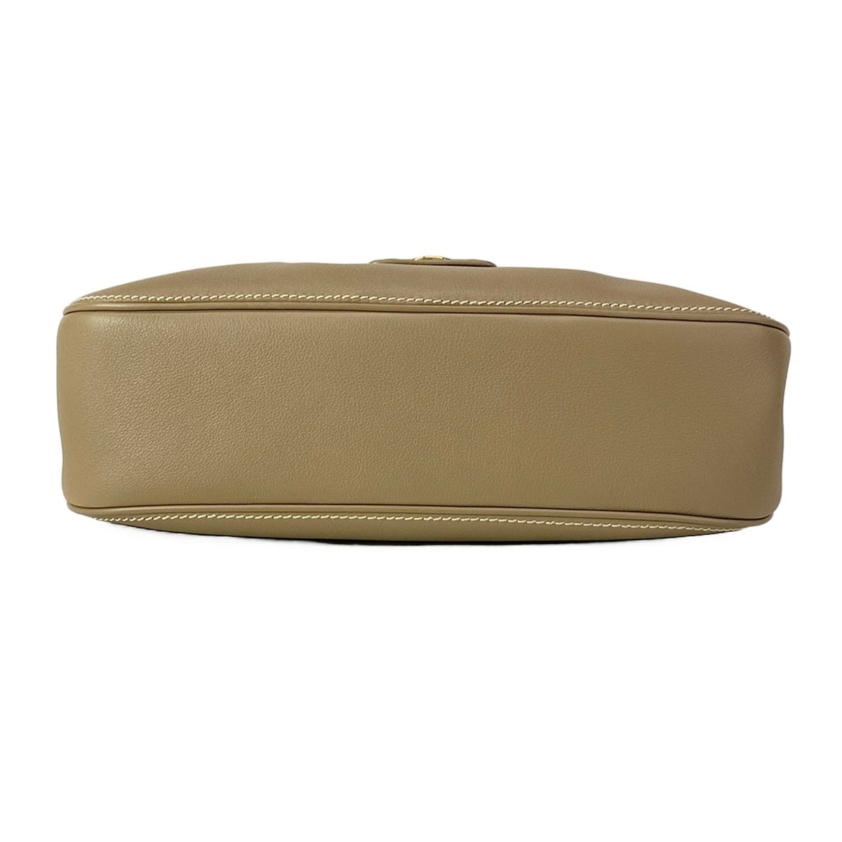 Celine Shoulder Bag Medium Polly Gray Beige Leather — view 5