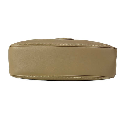 Celine Shoulder Bag Medium Polly Gray Beige Leather — view 5