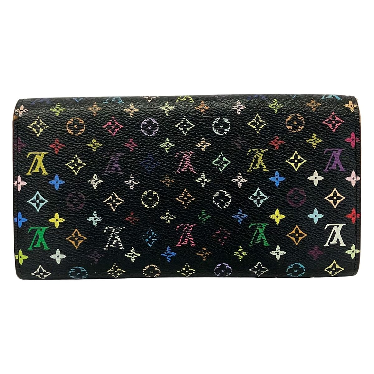 Louis Vuitton Wallet Monogram Multicolor Portefeuille Sarah Grenat — view 2