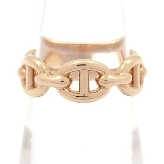 Hermes Ring 47 Chaine D'ancre Enchainee PM 18k Pink Gold