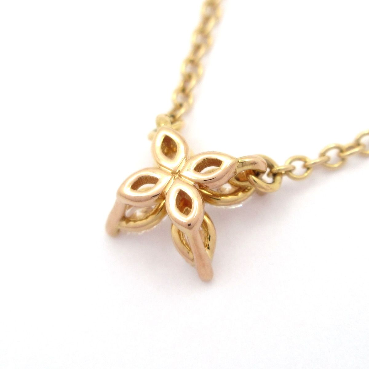 Tiffany & Co Necklace Victoria Mini 18k Pink Gold Diamond Marquise — view 3