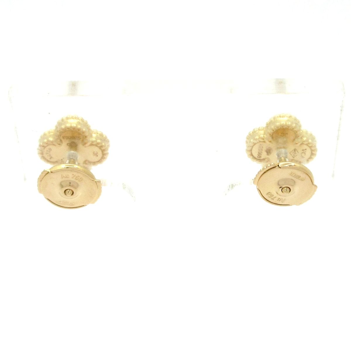 Van Cleef & Arpels Earrings Sweet Alhambra 18k Yellow Gold Onyx — view 3