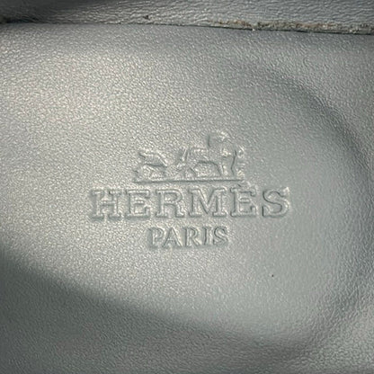 Hermes Loafers Paris Blue Green H Silver — view 5