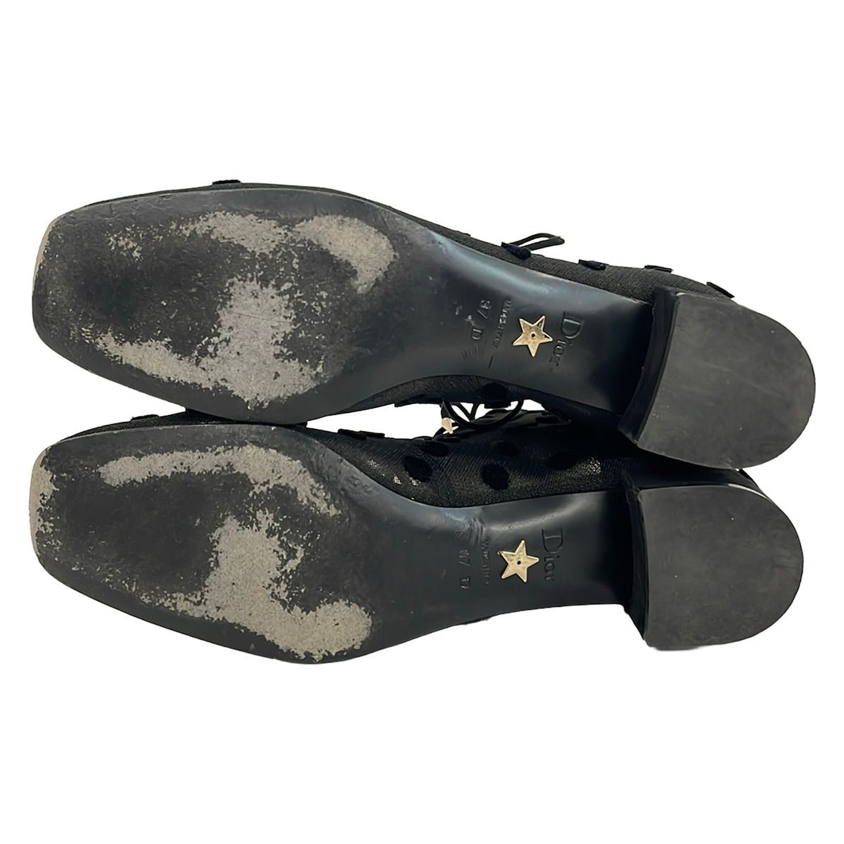 Dior Short Boots Black Dot Pattern — view 4