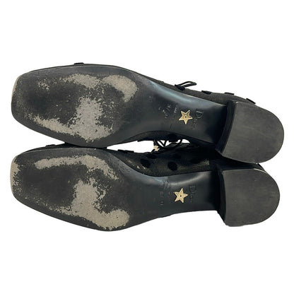 Dior Short Boots Black Dot Pattern — view 4