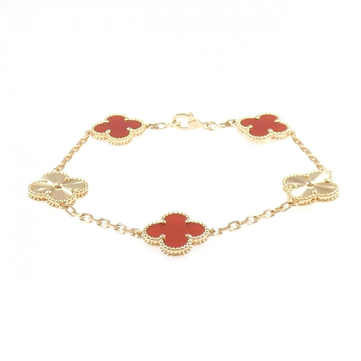 Van Cleef & Arpels Vintage Alhambra 5 Motif Bracelet — view 2