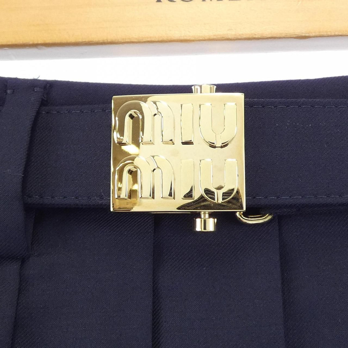 Miu Miu Skirt Navy — view 7