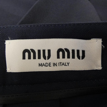 Miu Miu Skirt Navy — view 4
