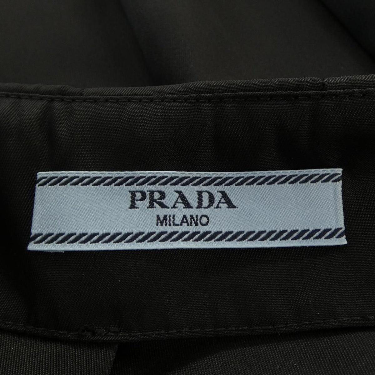 Prada Re-Nylon Pleated Mini Skirt Triangle Logo — view 4