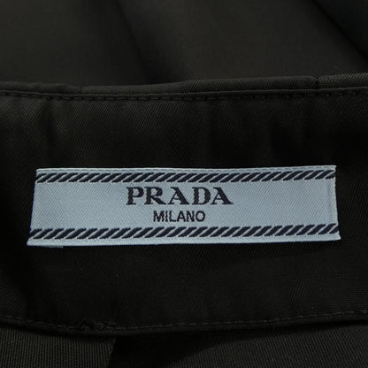 Prada Re-Nylon Pleated Mini Skirt Triangle Logo — view 4