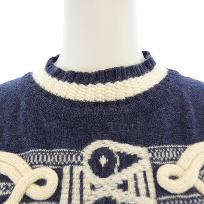 Hermes Knit Sweater Navy — view 5