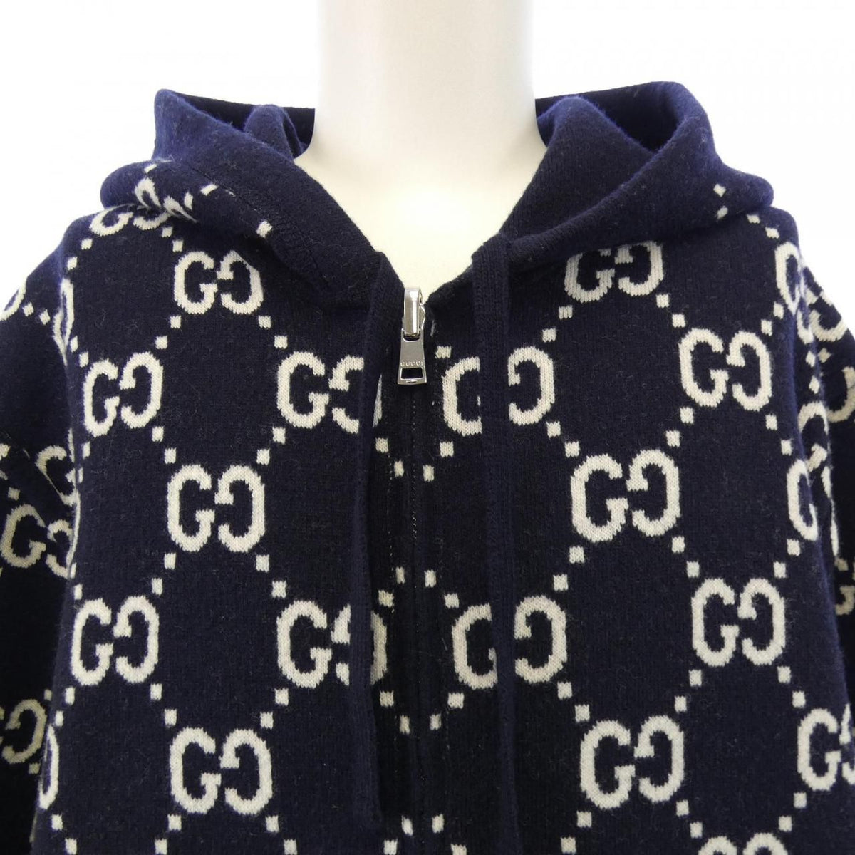 Gucci GG Hoodie Navy — view 5