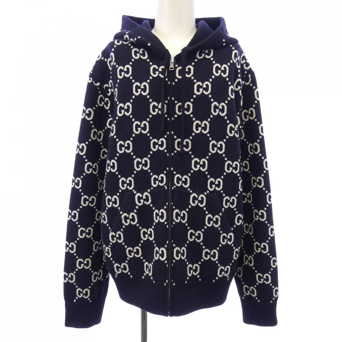 Gucci GG Hoodie Navy