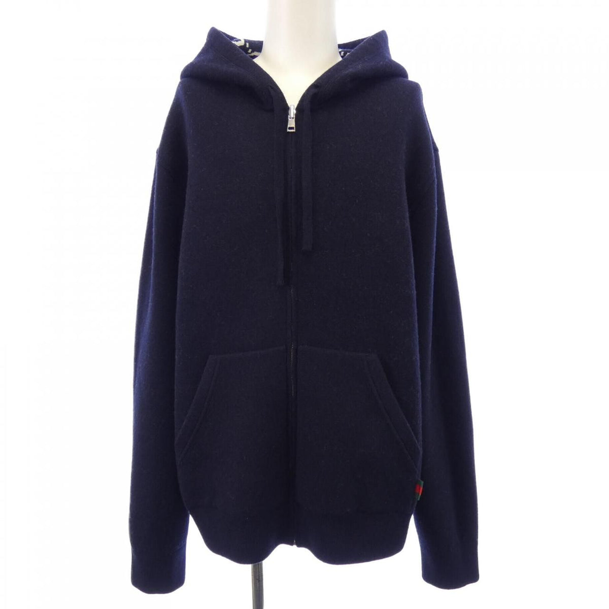 Gucci GG Hoodie Navy — view 7