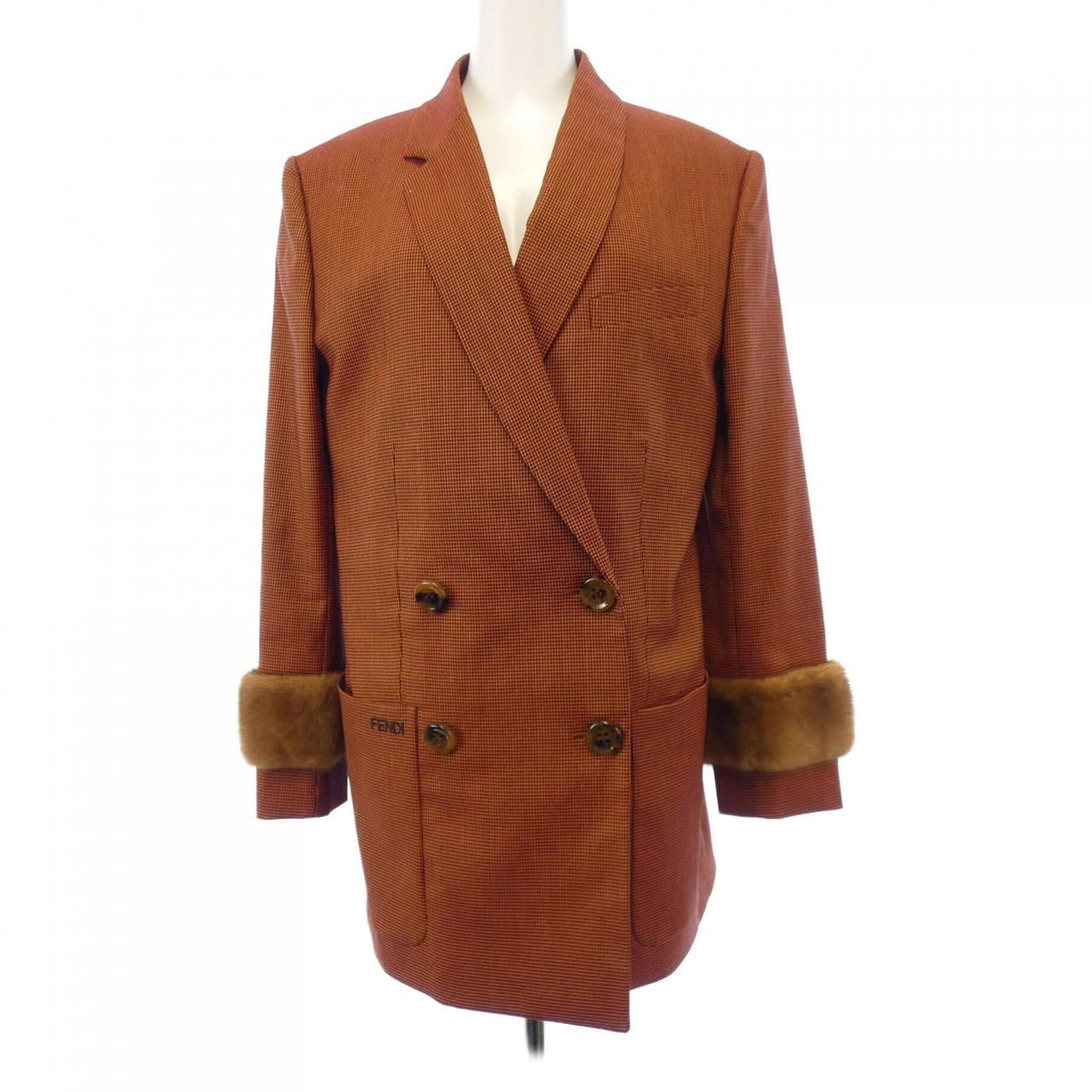 Fendi Coat Orange