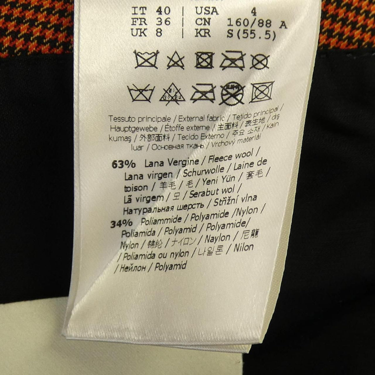 Fendi Coat Orange — view 3