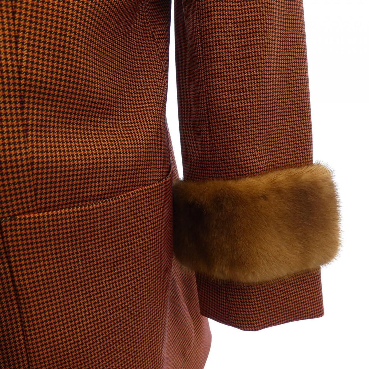 Fendi Coat Orange — view 7