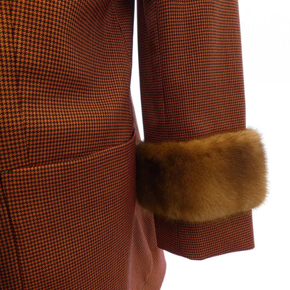 Fendi Coat Orange — view 7