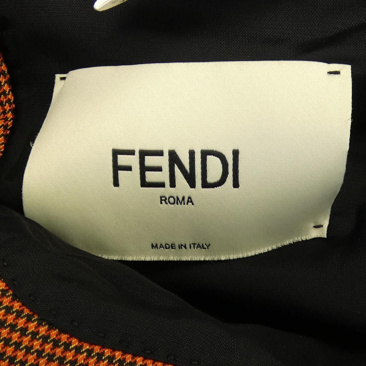 Fendi Coat Orange — view 5