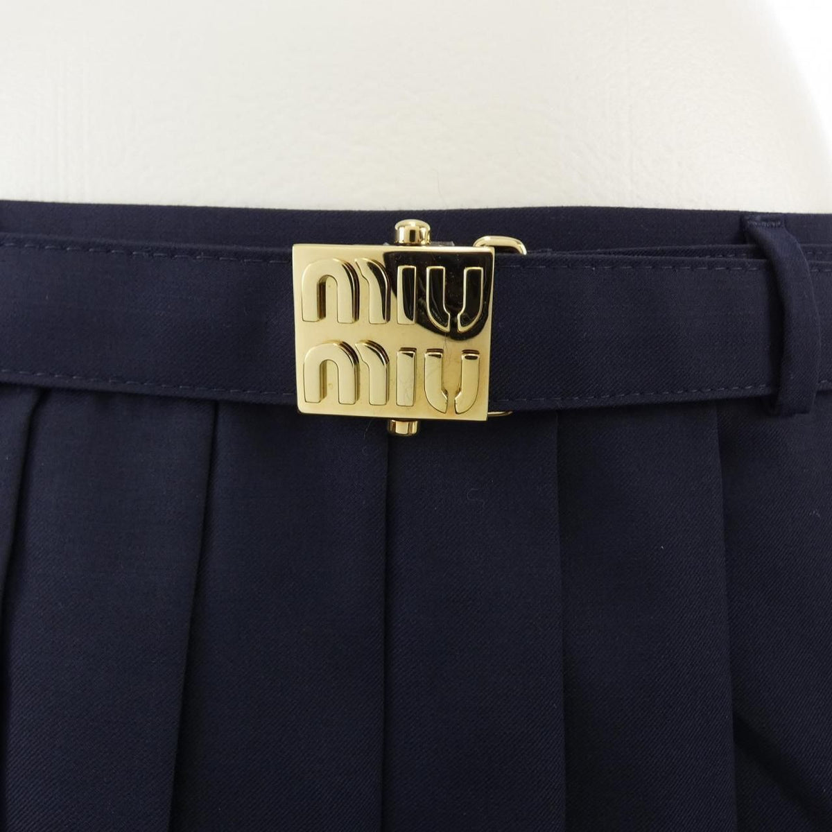 Miu Miu Skirt Navy — view 5