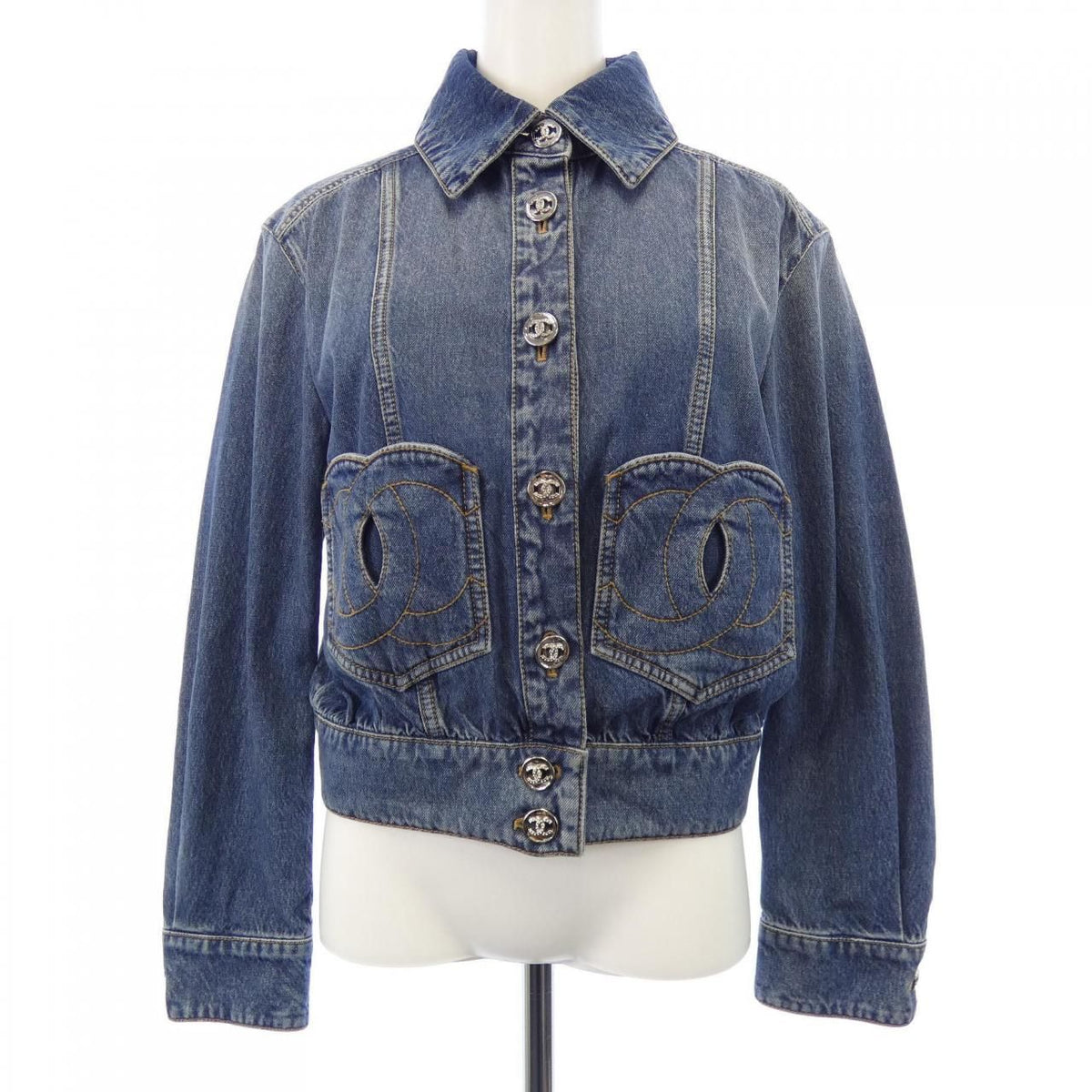 Chanel Denim Jacket Blue