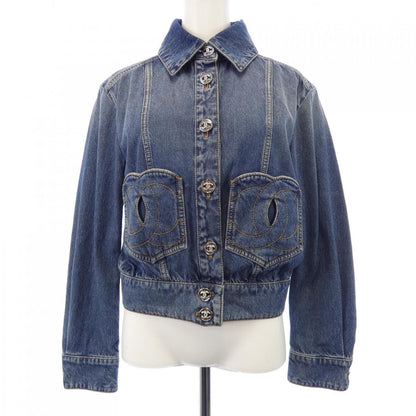 Chanel Denim Jacket Blue