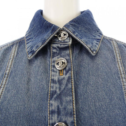 Chanel Denim Jacket Blue — view 6