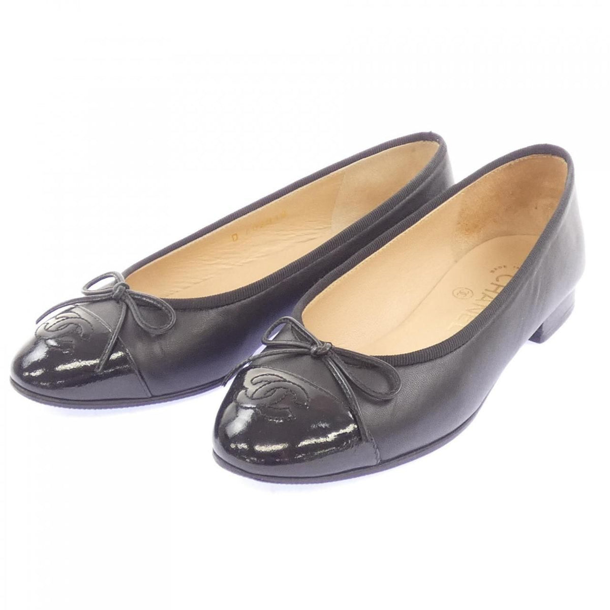Chanel Vintage Ballerina Flat Shoes — view 3