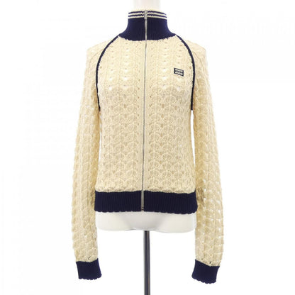 Miu Miu Cotton Zipper Cardigan