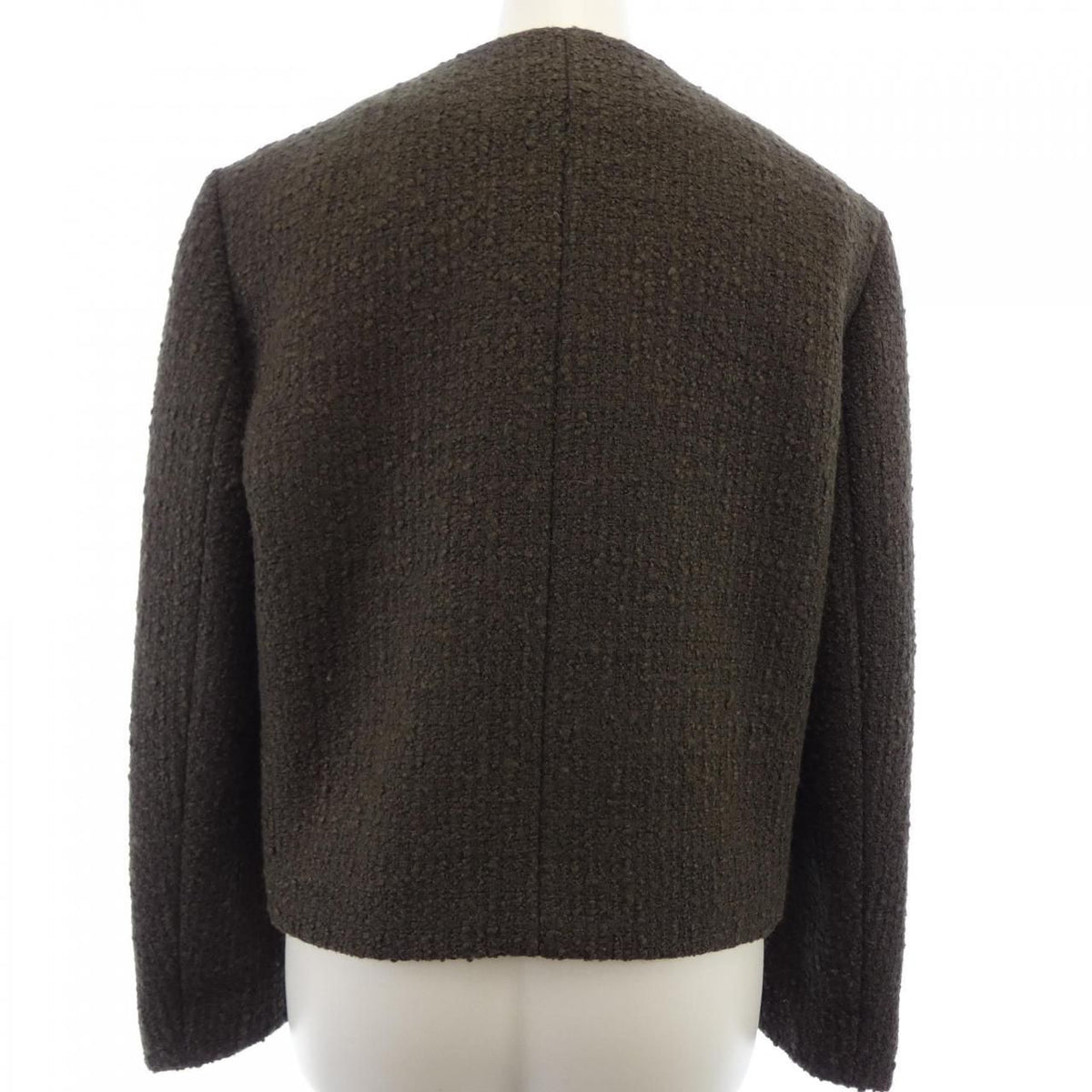 Celine Collarless Jacket Green — view 2