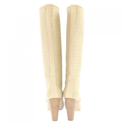 Hermes Long Boots Beige — view 5