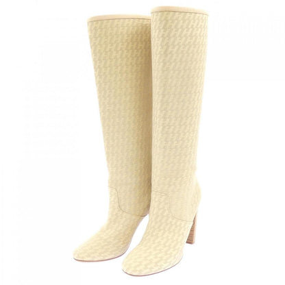 Hermes Long Boots Beige — view 3