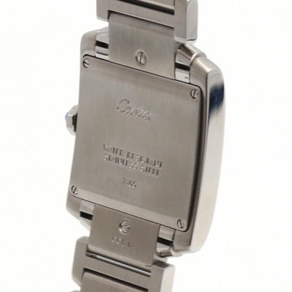 Cartier Tank Francaise MM Date SS Quartz Watch — view 5