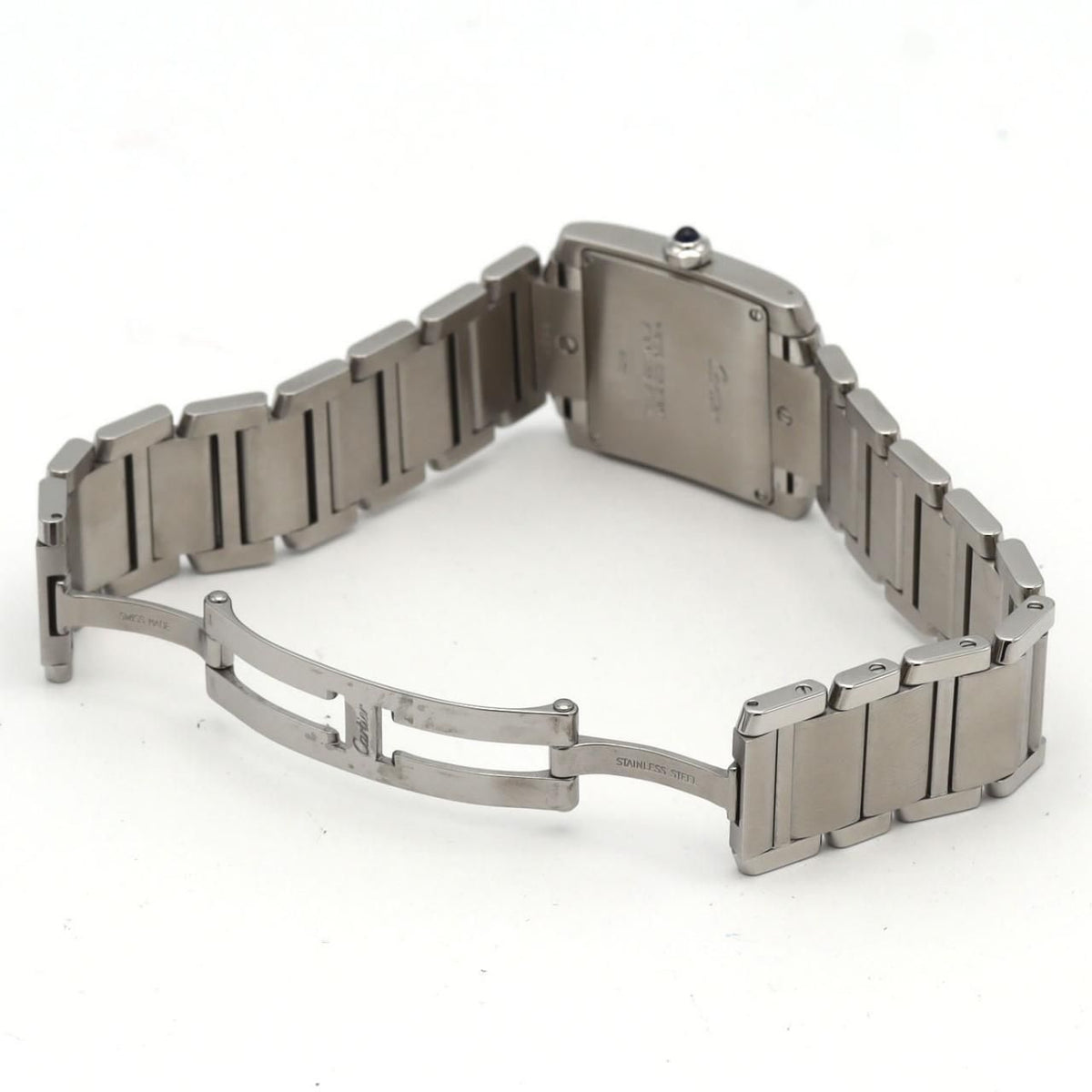 Cartier Tank Francaise MM Date SS Quartz Watch — view 6