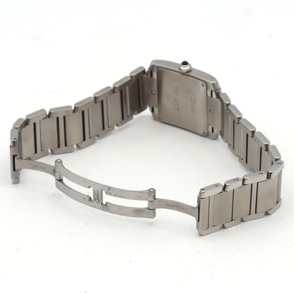 Cartier Tank Francaise MM Date SS Quartz Watch — view 6