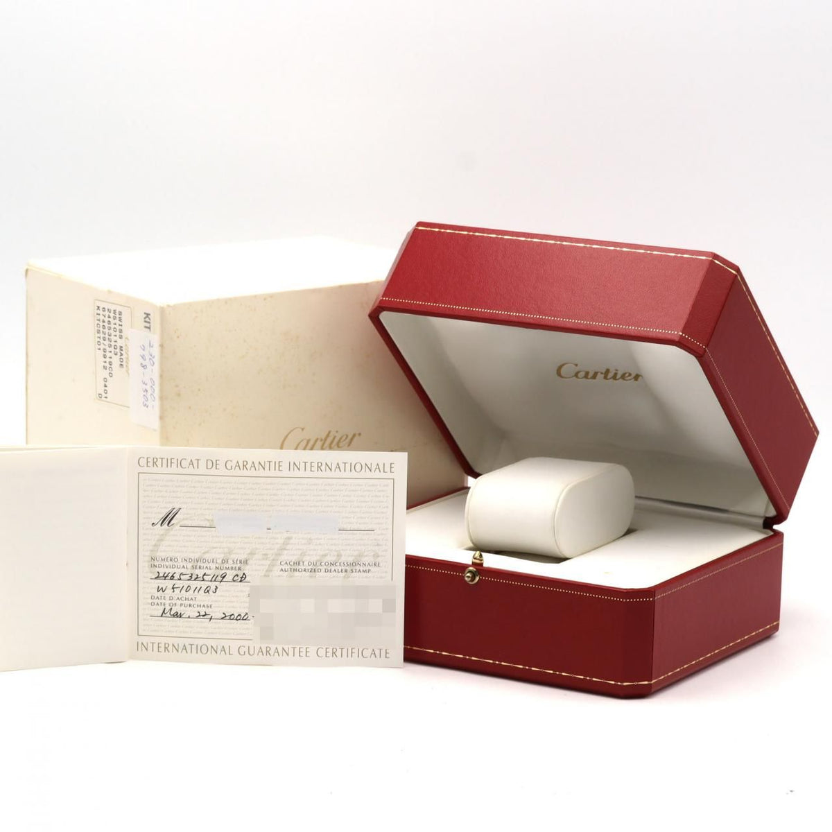 Cartier Tank Francaise MM Date SS Quartz Watch — view 7