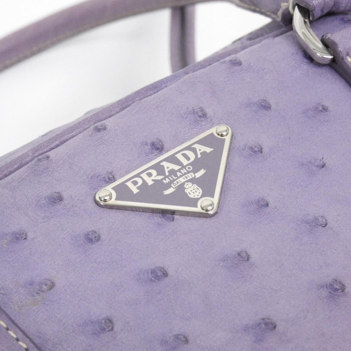 Prada Vintage Bag Handbag Silver — view 5