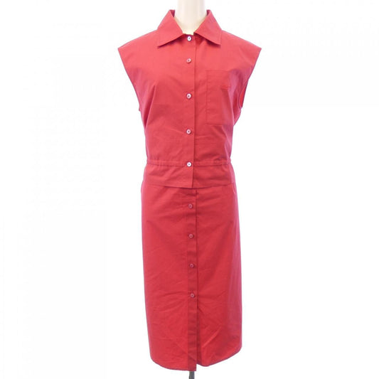 Hermes Caleche Dress Red