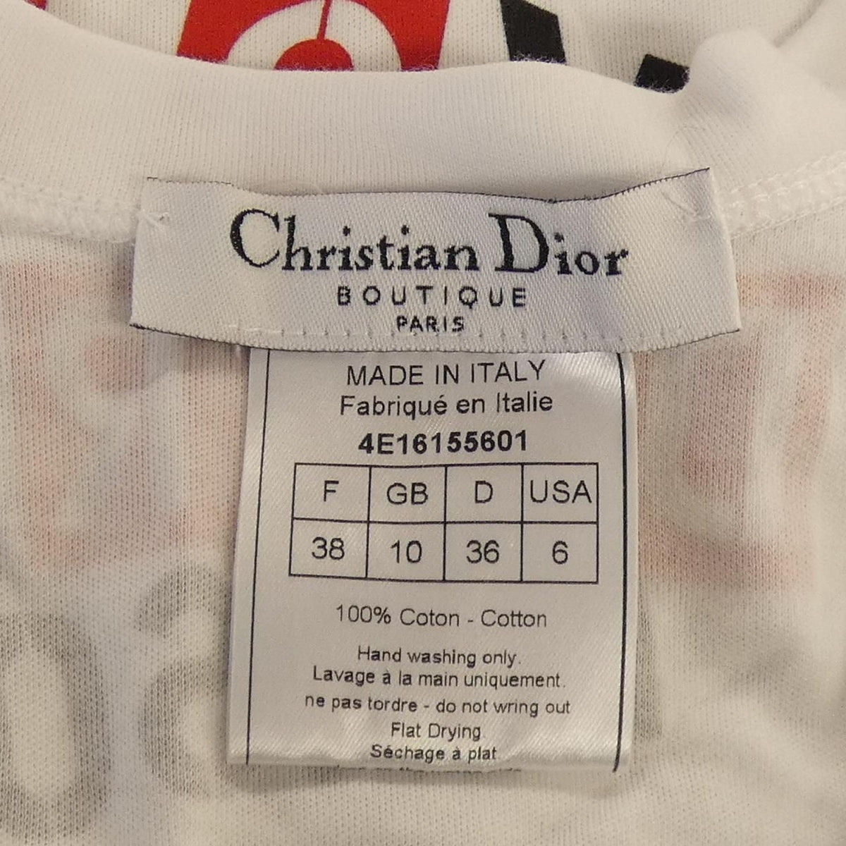 Dior Tank Top White — view 3