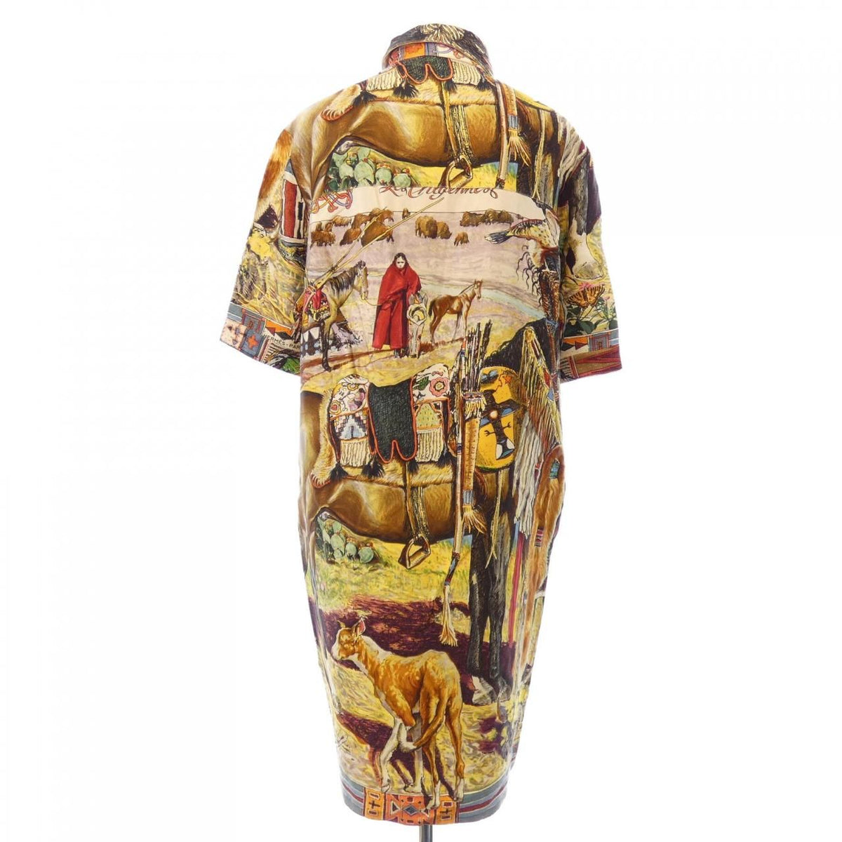 Hermes Vintage les Cheyennes Dress — view 2