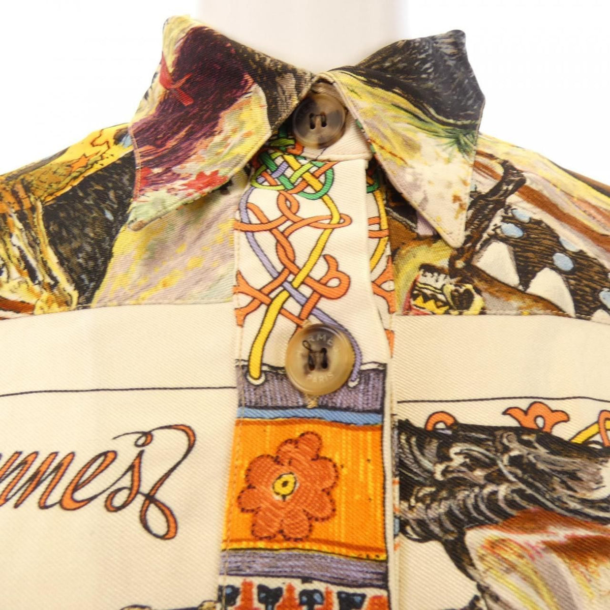Hermes Vintage les Cheyennes Dress — view 5