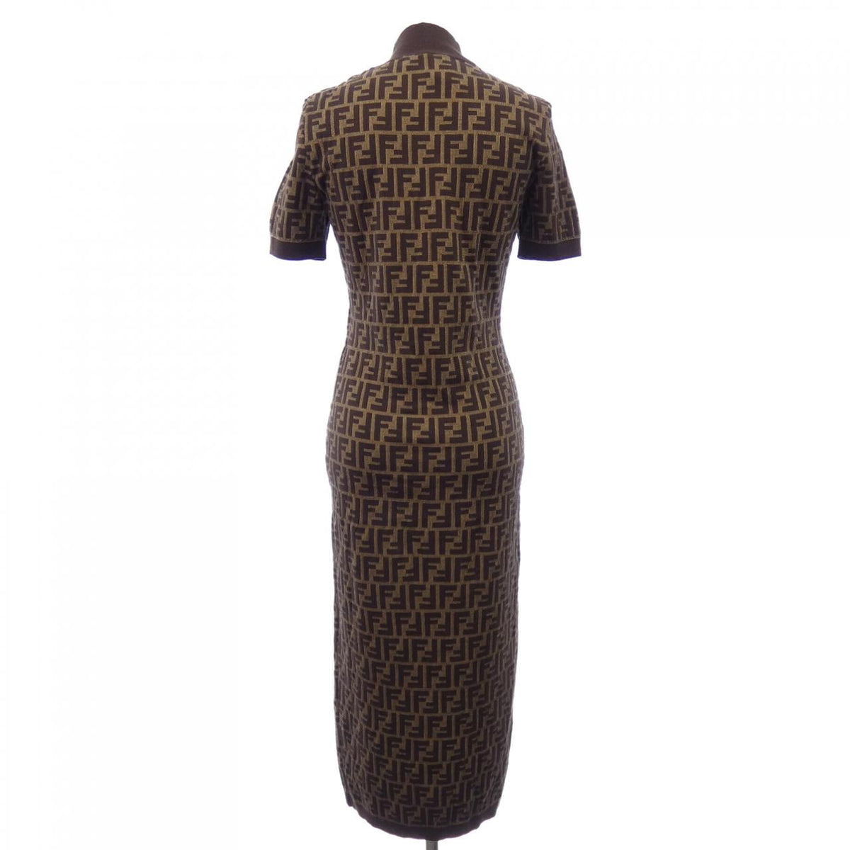 Fendi Asjt Dress Brown — view 2