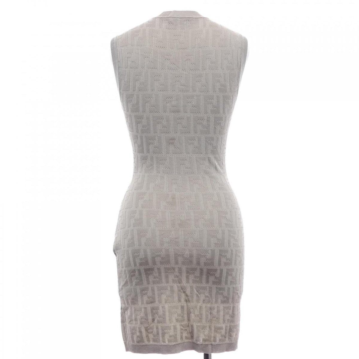 Fendi Abwq Dress Gray — view 2