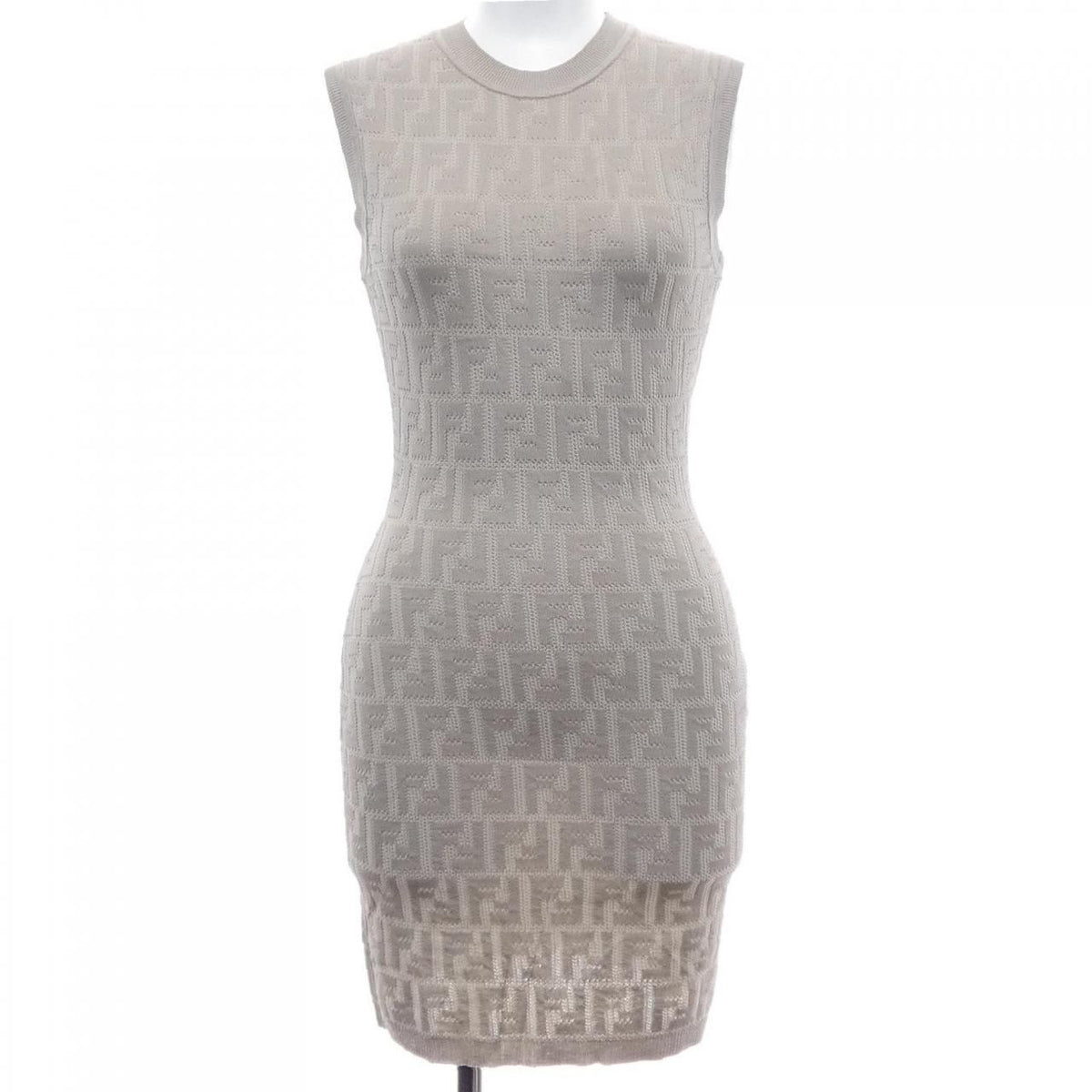 Fendi Abwq Dress Gray