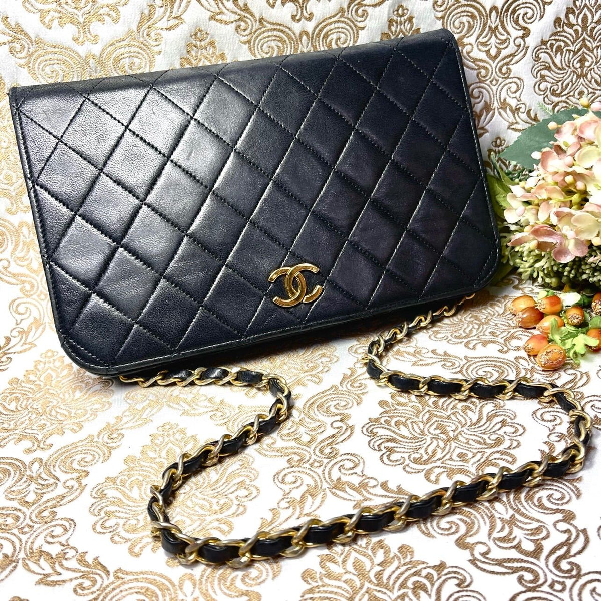 Chanel Quilted Full Flap Vintage Shoulder Bag