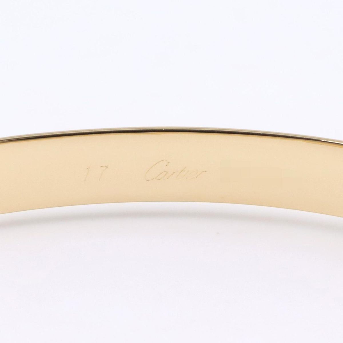 Cartier Bangle 18k White Gold Bracelet — view 3