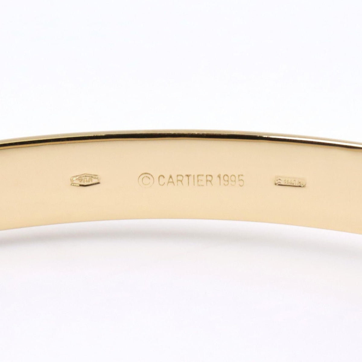 Cartier Bangle 18k White Gold Bracelet — view 4
