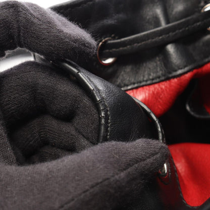 Prada Studs Black Leather 2-Way Bucket Bag — view 7